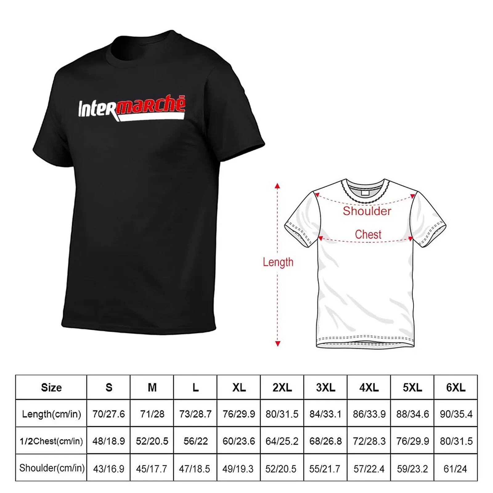 New Simple Intermarche Design T-Shirt cute clothes Oversized t-shirt vintage clothes vintage t shirt t shirts for men graphic