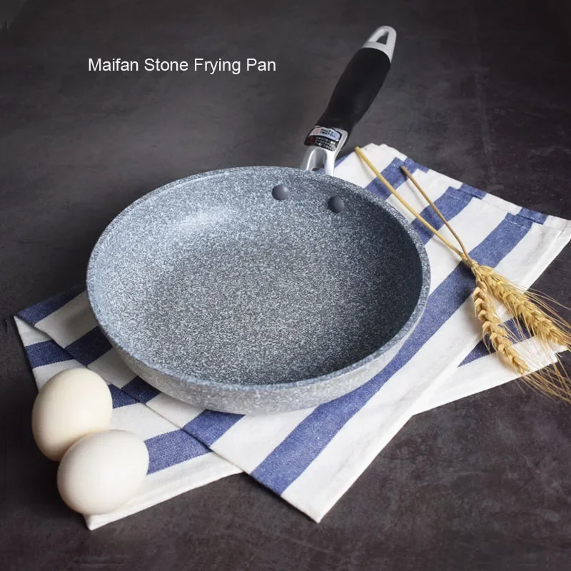 Geetest Marble Stone Nonstick Frying Pan with Heat Resistant Bakelite Handle,Granite Induction Egg Skillet,Dishwasher Safe