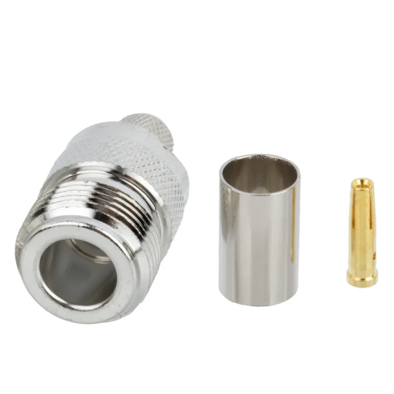 N-نوع أنثى العقص N-K-5 RF موصل هوائي موصل 5D-FD LMR300 سلك العقص A62X