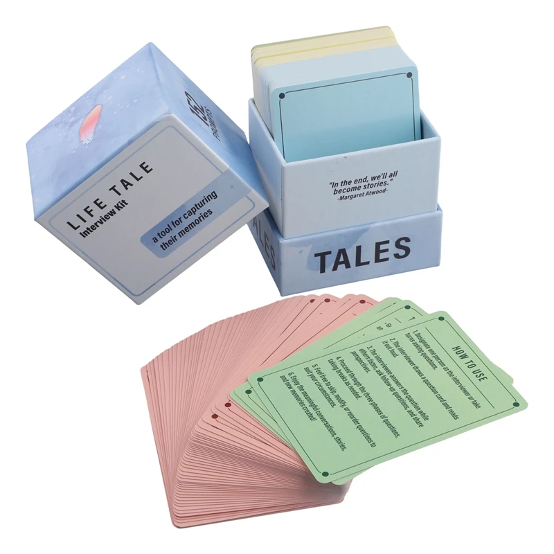 Life Story Interview Kit Cards Tales Lifestory Interview Kit Family Gamenight With Curated Question Cards