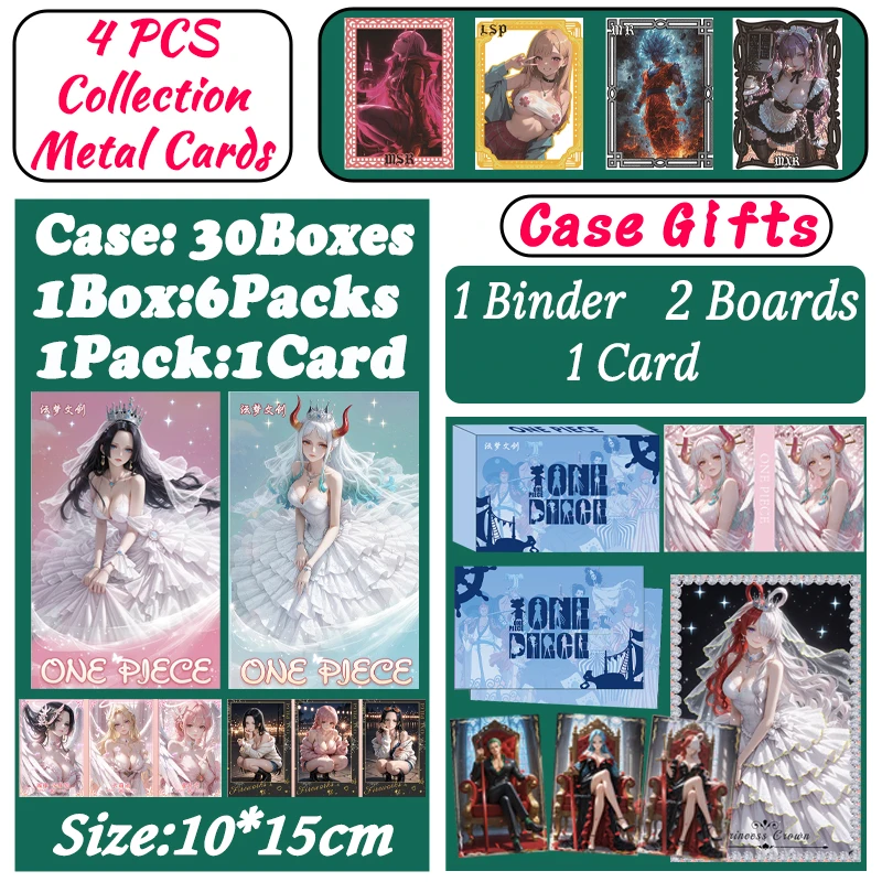 

Yunmeng Cultural Creative One Piece 3 Anime Collection Cards Mistery Boxes Board Games Toys Birthday Gifts for Boys and Girls