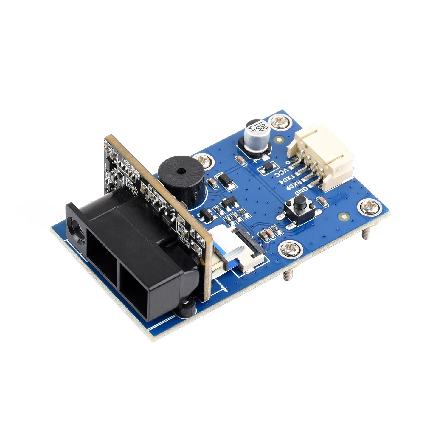 2D Code Scanner Module E - Barcode Scanner Module with Metal DPM Code Recognition Onboard USB And UART Interface for Industrial