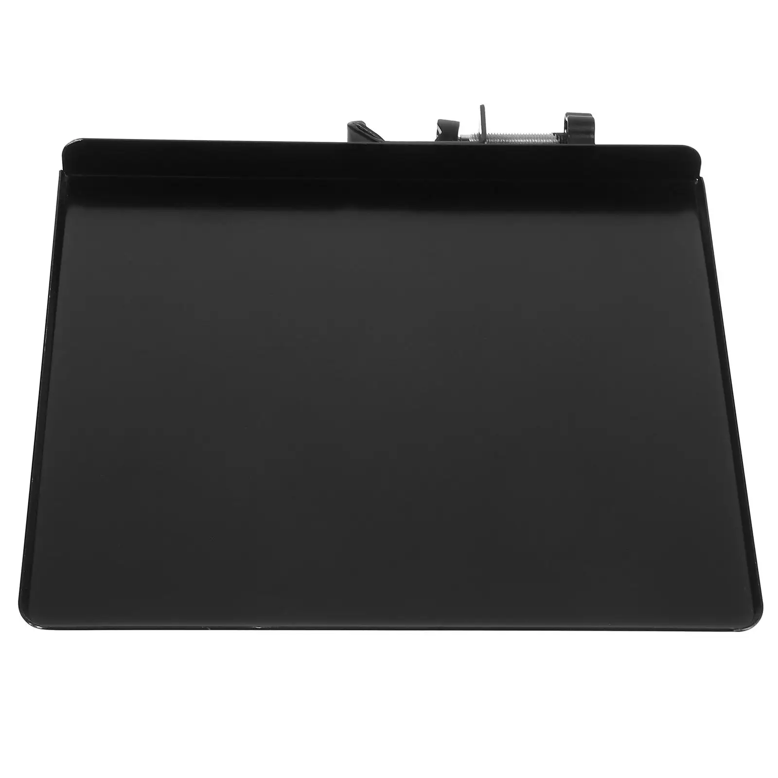 

1pcs Black Metal Sound Card Tray Mic Stand Accessories Live Broadcast Shelf Clamp Rack Sturdy Durable Easy Clean Stage Office