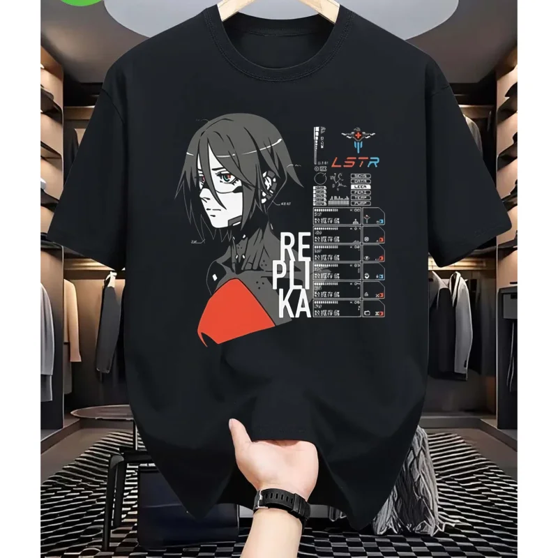 2026 Vintage Signalis Wake Up Horror Game Y2K Retro T Shirt Men Women Cotton Tee Summer Spring Oversized Novelty Streetwear Tops