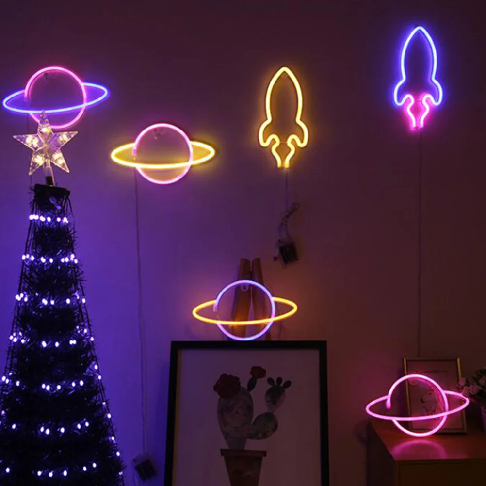 

LED Neon Night Shape Nordic Style Table Lamp Night Light Home Decoration Birthday Gift Desk Lamp LED Neon Sign