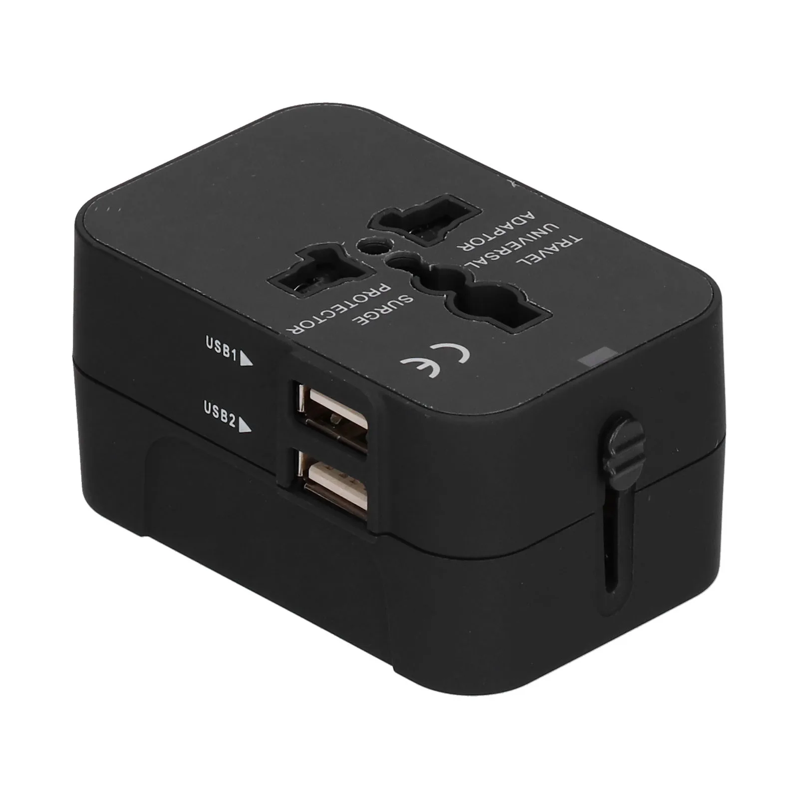 Adaptador de viagem material à prova de fogo corpo compacto usb adaptador de viagem carregamento inteligente para conversor de tomada de viagem para uso doméstico