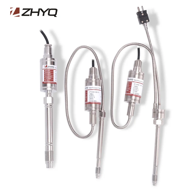 ZHYQ 4-20mA melt-blown fabric plastic bitumen high temperature melt pressure transmitter