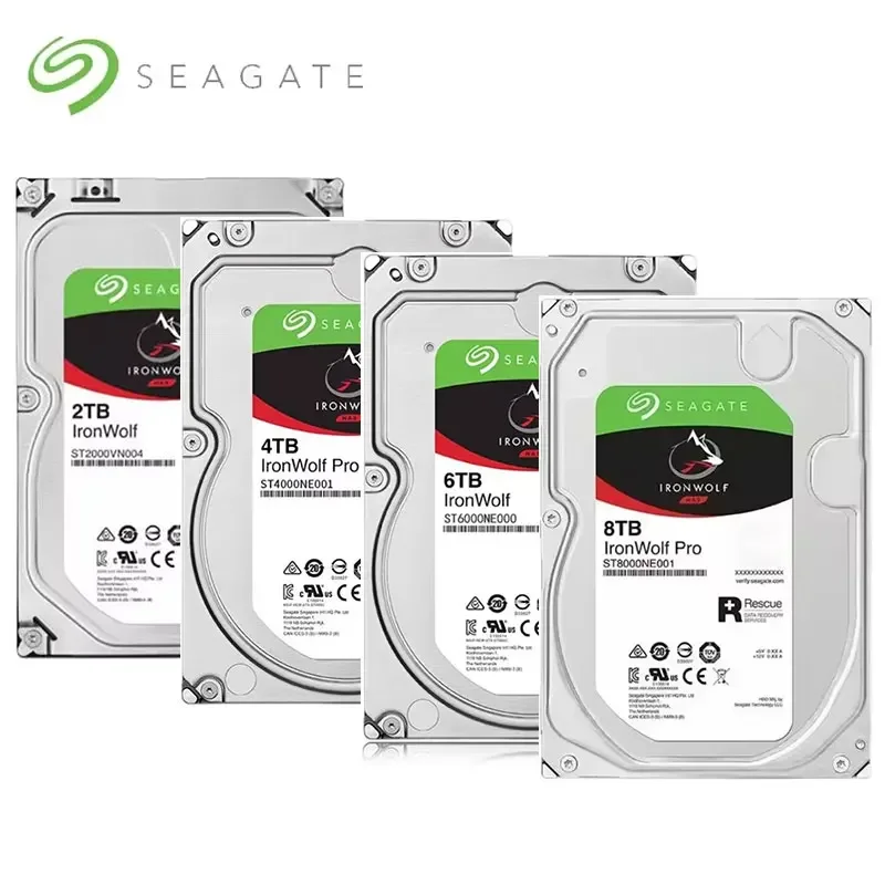 

For Seagate IronWolf Pro 3.5" SATA OEM HDD, 4TB–16TB Multiple Capacities, NAS RAID Storage Hard Drive With Data Recovery Service