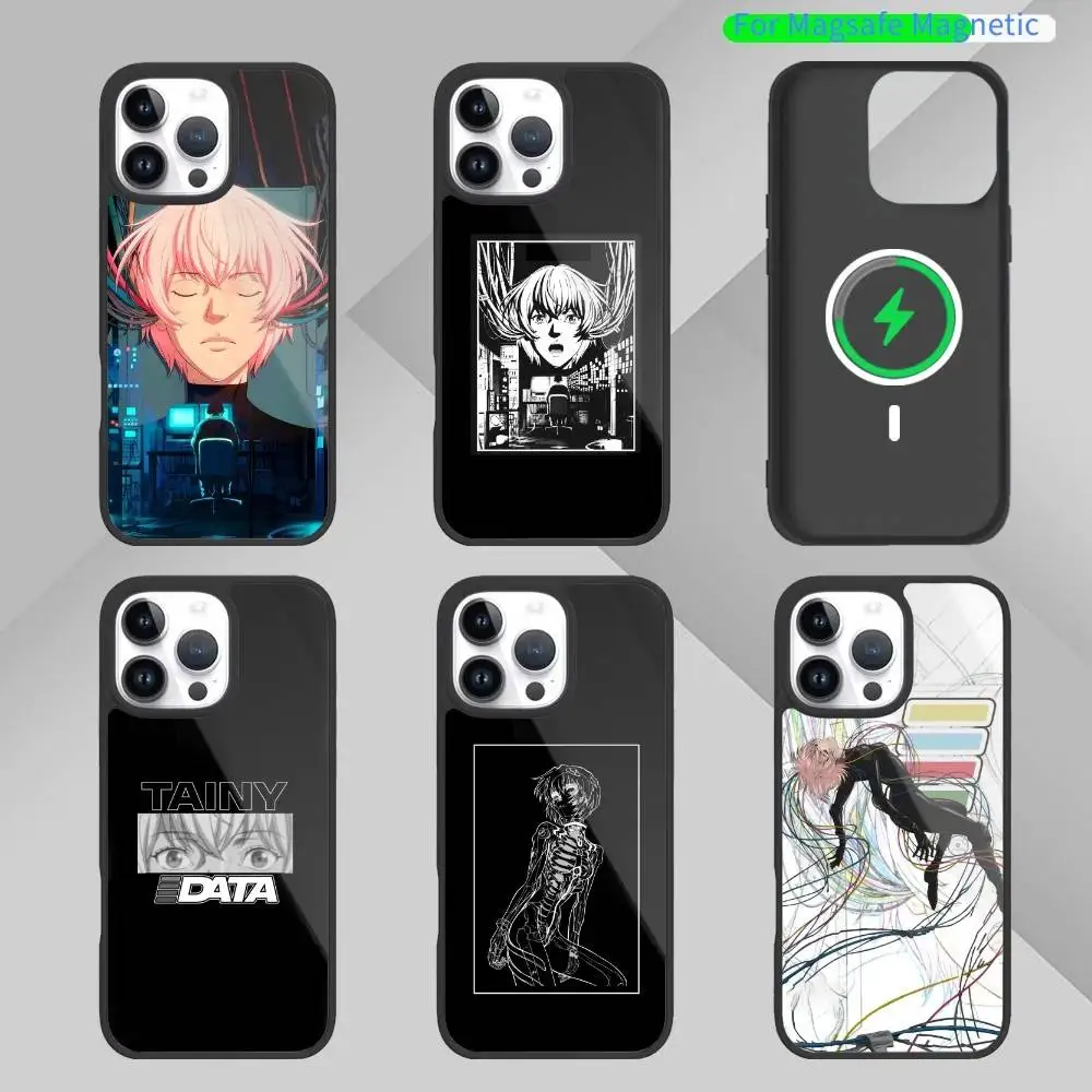 

T-Tainy D-DATA Singer Phone Case For iPhone17,16,15,14,13 Plus,Pro Max Magnetic For Magsafe Wireless Charging