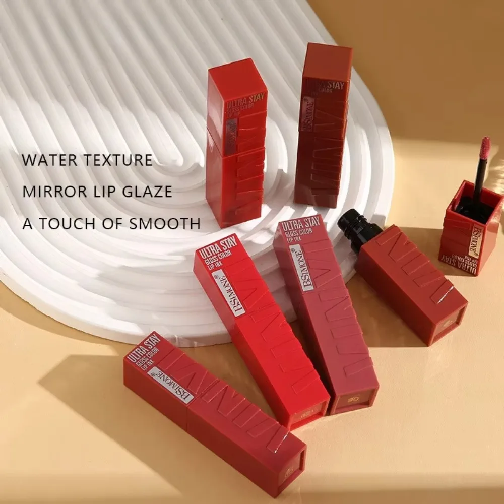 

Beauty Non-Sticky Water Gloss Lip Glaze Light Thin Colorful Lip Gloss Super Lustrous Moisturizing Lip Gloss