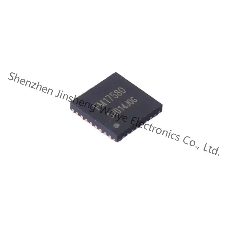 FM17580 Interface Chip IC ISO 14443A, ISO 14443B SPI 106~424Kbps LDO 2.5V~3.6V 13.56MHz