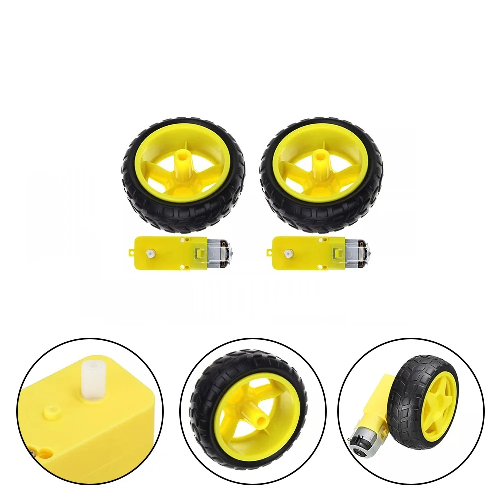 For Entertainment Color As Shown In The Picture Smart Robot Car Wheel Robot Car Motor Smart Robot Car Competition For Arduino