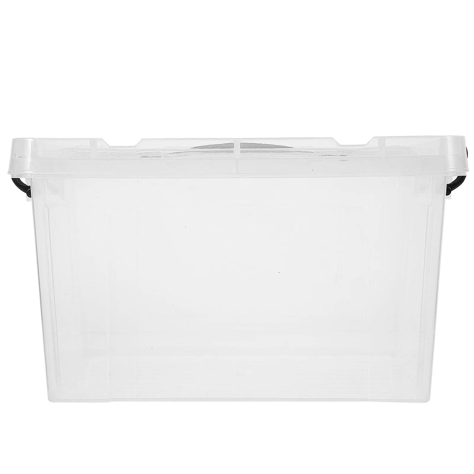 

Large Capacity Storage Bin Plastic Stackable Lidded Organizer Box for Home Desktop Clothes Books Storage Containers with Lids
