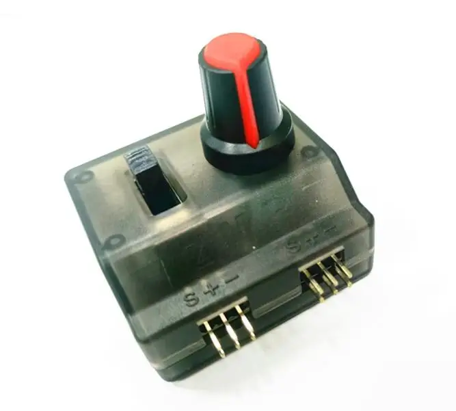 Simulador de señal ZMR 5-8,4 V de doble canal PWM 1000-2000us, controlador de velocidad servo ESC, probador de motor sin escobillas para RC