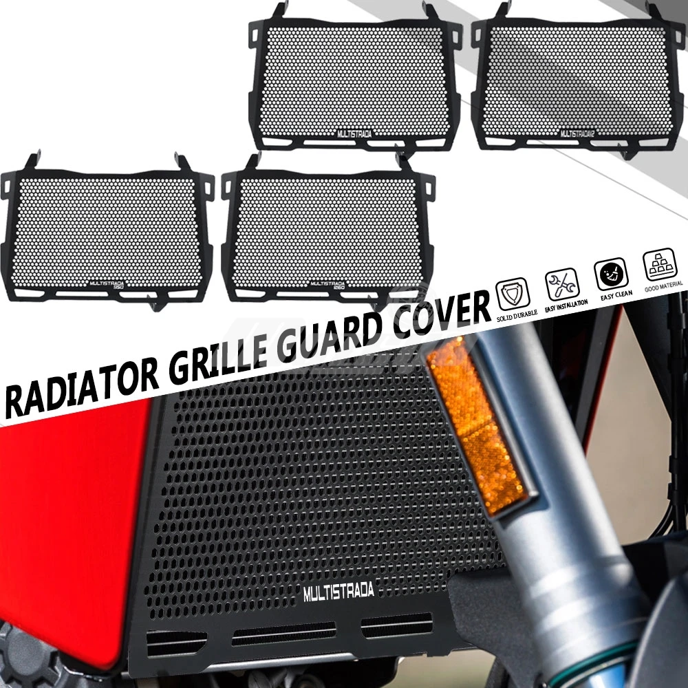 Motorcycle Radiator Guard Oil Cooler Grille Cover For Ducati Multistrada 1200 Enduro/Pikes Peak/S/Dair/ABS 2015-2016-2017-2018