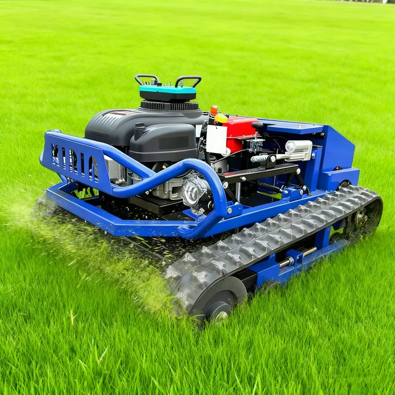 

Remote Controlled Robotic Lawn Mower for Efficient Lawn Care, Cordless Four Stroke Industrial DIY Grade Lawn Mower