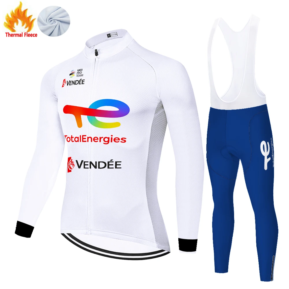 2024 total new energies Winter Fleece Cycling Clothing Men Ciclismo Masculino Cycling Set Equipos De Ciclismo Cycling Jersey