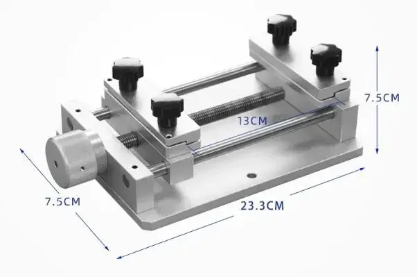 Gold Foil Silver Foil Copper Brass Foil Holder Thin Paper Laser Cutting Fixture For Laser Marking Cutting Machine 130MM