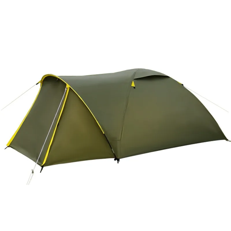 Tent Outdoor mountain camping hiking self-driving thickened tandem camping rainproof and windproof portable tent