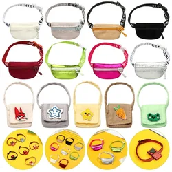 Fashion Miniature Bag For 1/6 1/8 1/12 Blyth OB11 Doll Toys Backpack Doll Clothes Accessories Doll Purse Belt Bag Handbag