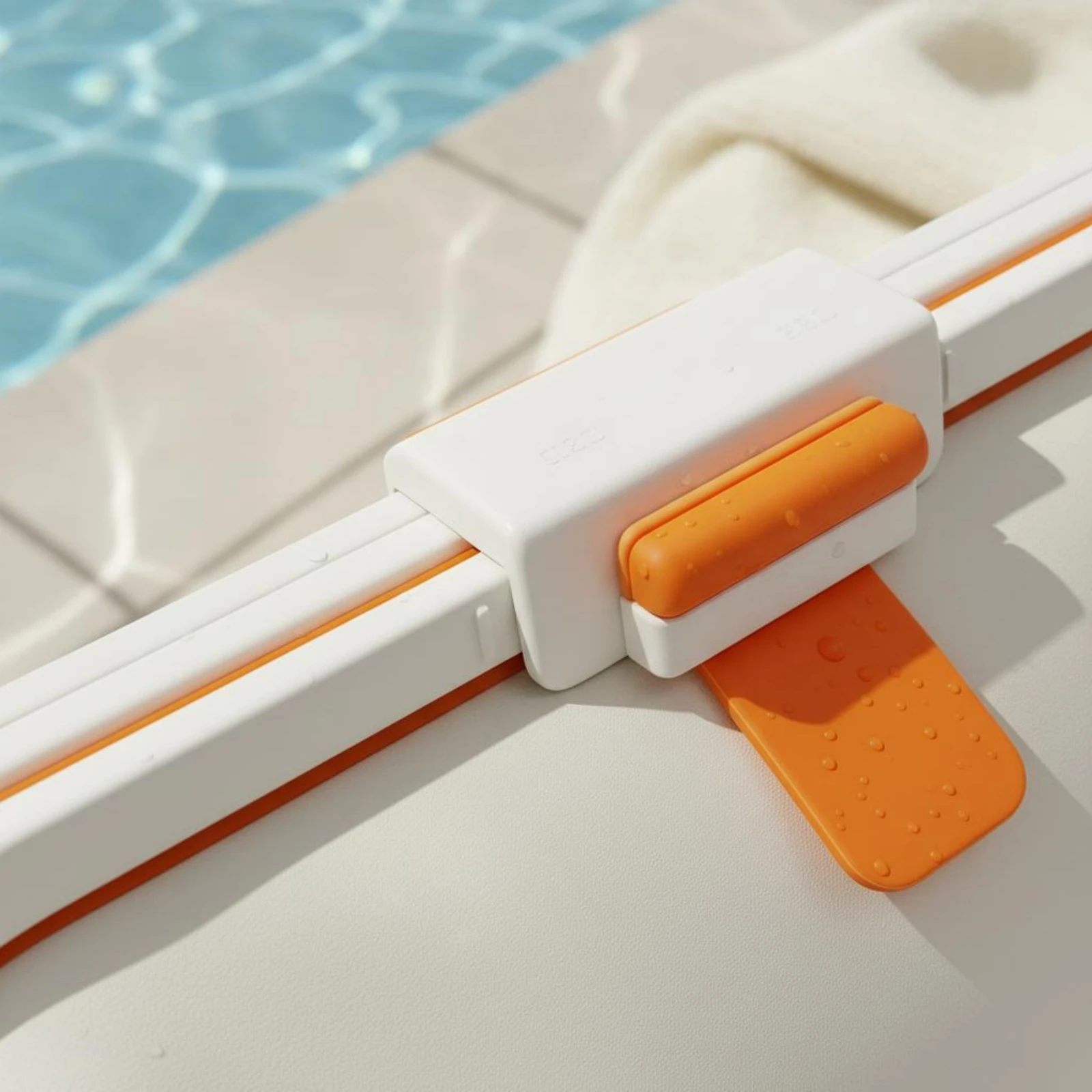 Borsa a tracolla impermeabile in silicone con chiusura a scatto superiore, borsa portaoggetti per esterni, borsa portatile da spiaggia per piscina