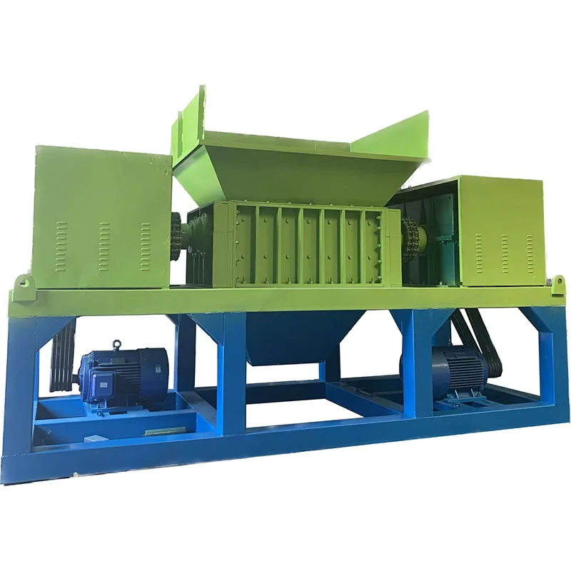 Large Garbage Disposal System Biaxial Shear Crusher Scrap Steel Metal Car Shell Shredder