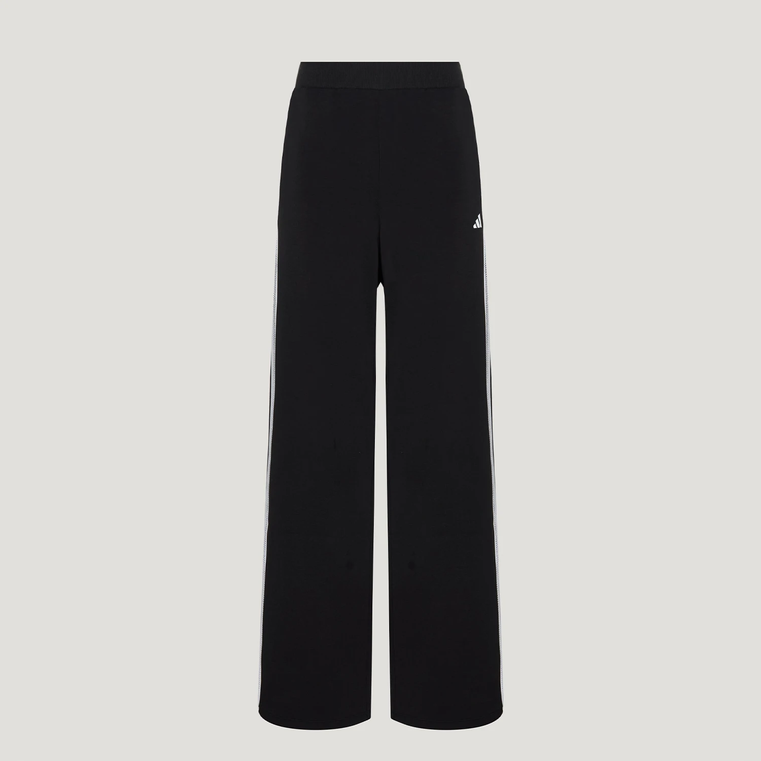 Adidas genuine women's casual straight leg lace up mid waist sports pants KZ1564