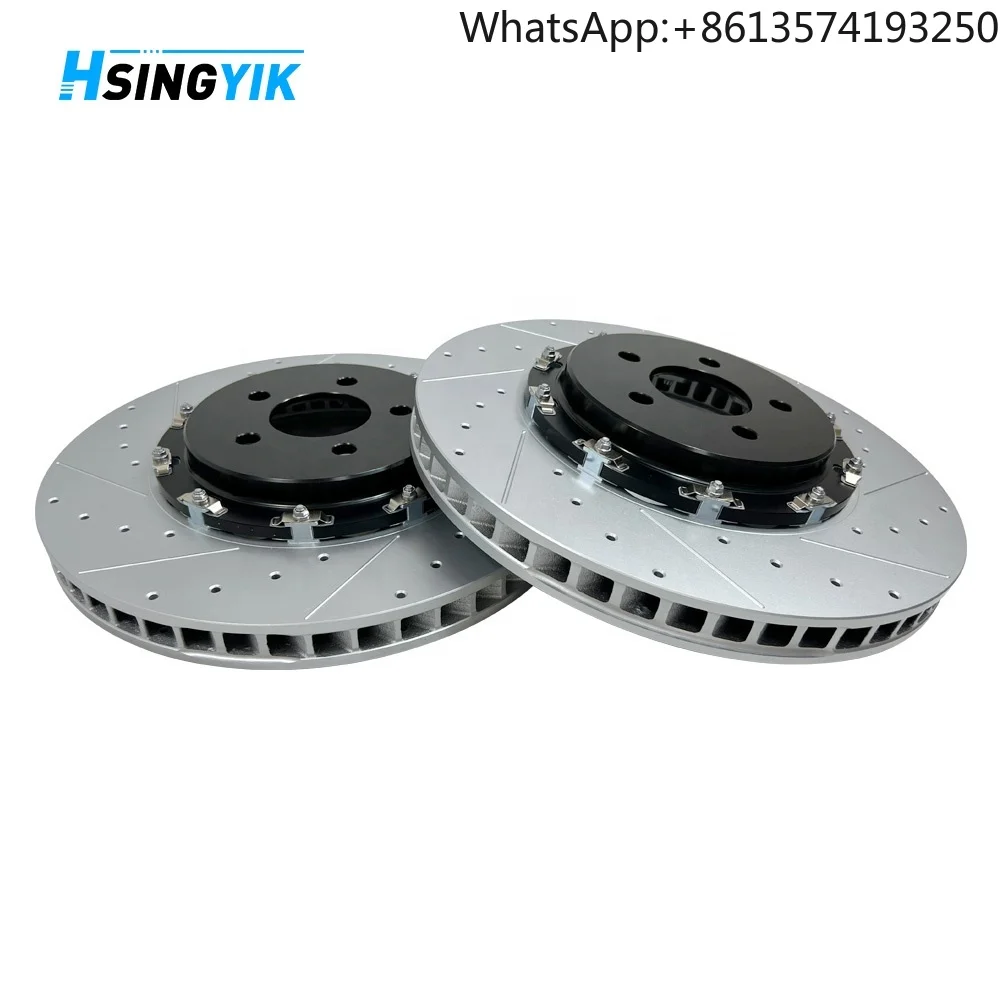 

For Hsingyik Front 2-Pieces Rotor Brake Disc for Ford Mustang Convertible Coupe GT V8 KR3Z1125G 681954R 380X34MM