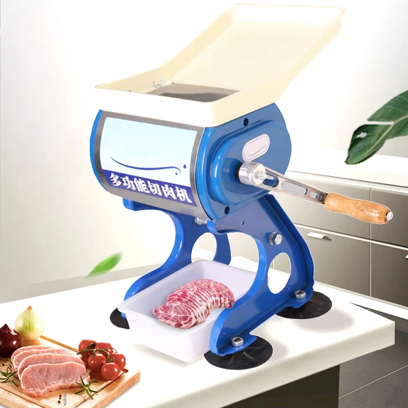 Manual Meat Slicer Vegetable Shred Cutter Food Pressing Chopper Shredder