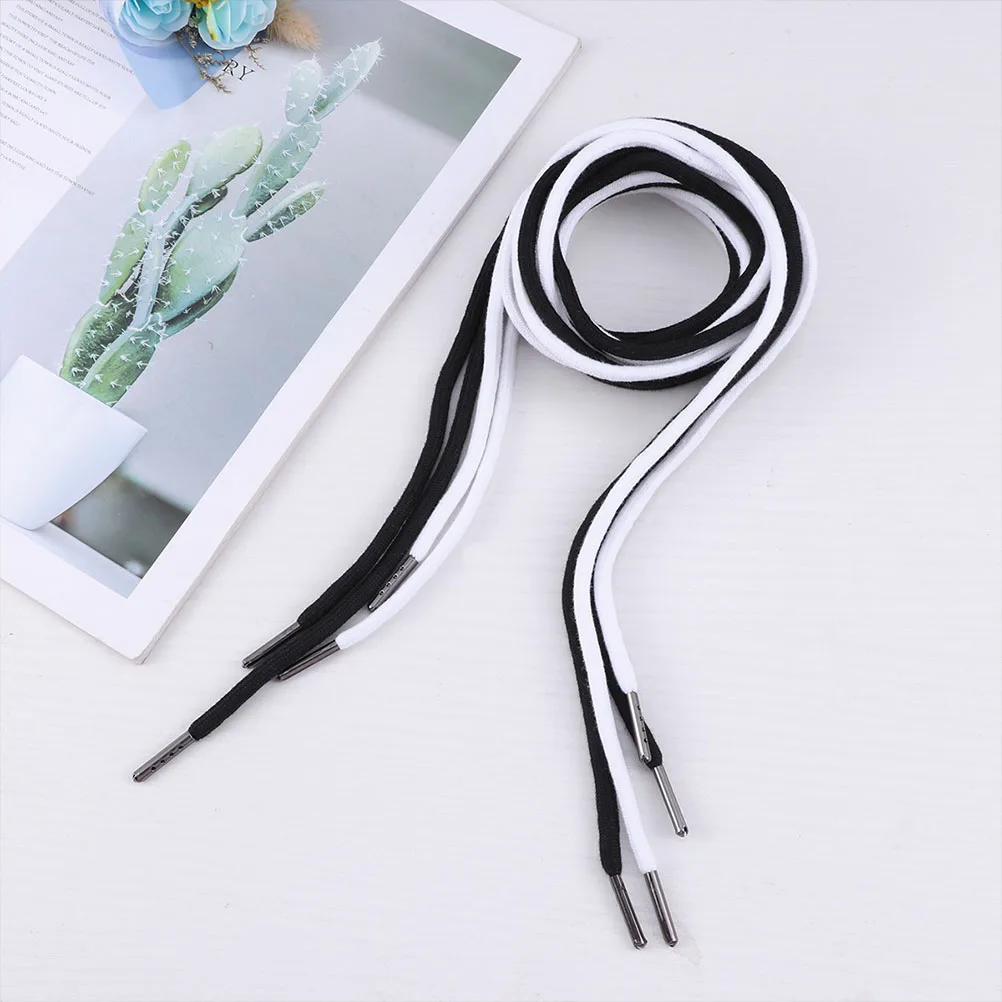 

20 pcs Cotton Drawstring Cords Replacement Sports Pants Coats Hoodies Sweatpants Shoes Hats Clothes Universal Long