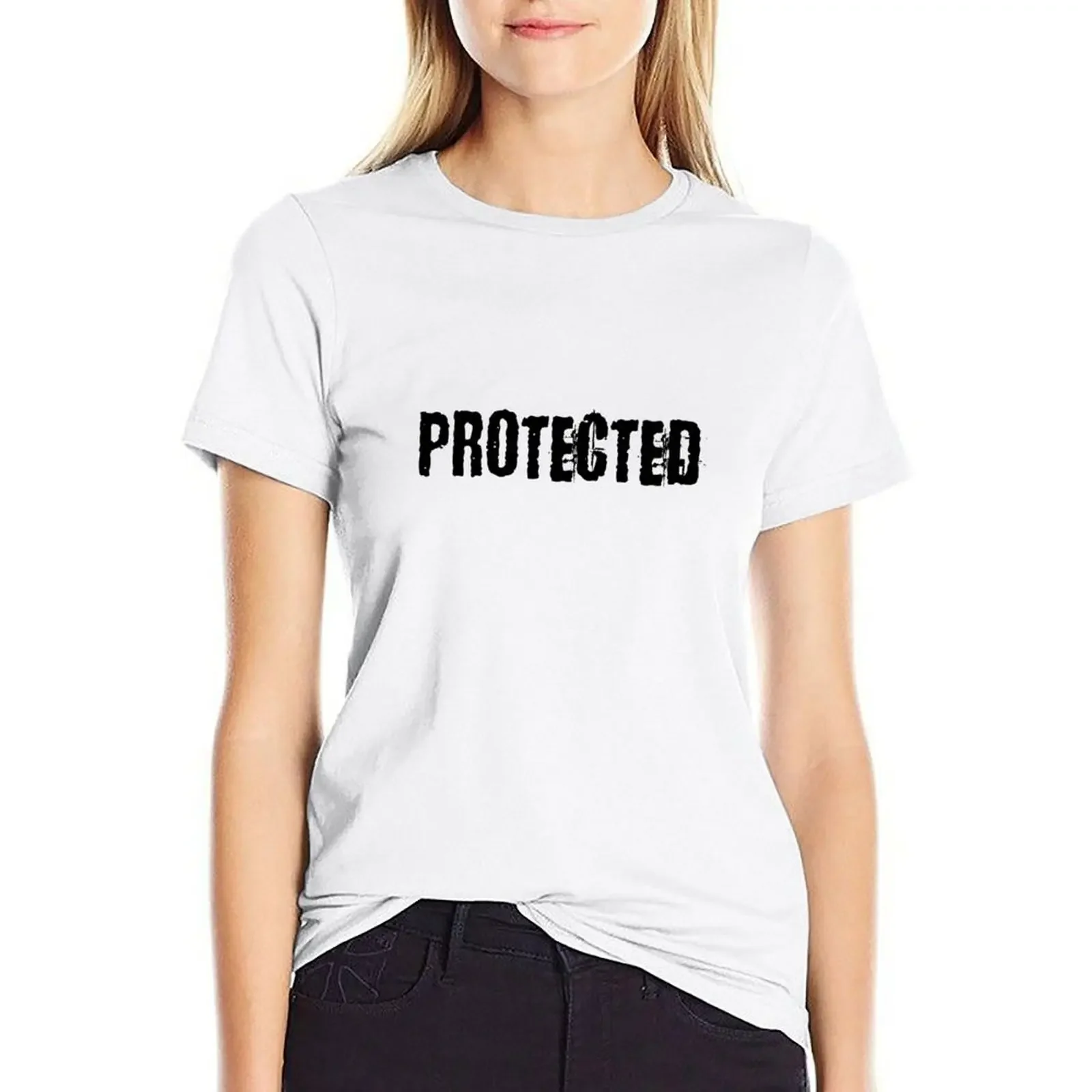 Camiseta con estampado de animales para mujer y niña, ropa vintage, camiseta de protección