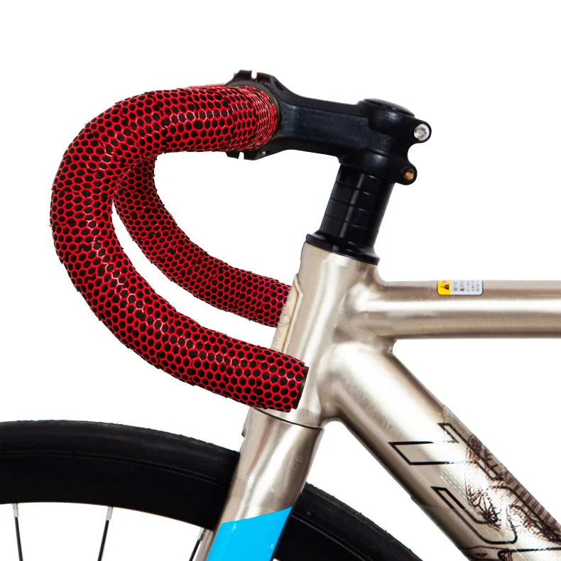 MOTSUV road handlebars with honeycomb binding Silicone non-slip tie Microx+EVA cyclist handlebar wrap mountainbike accessoires