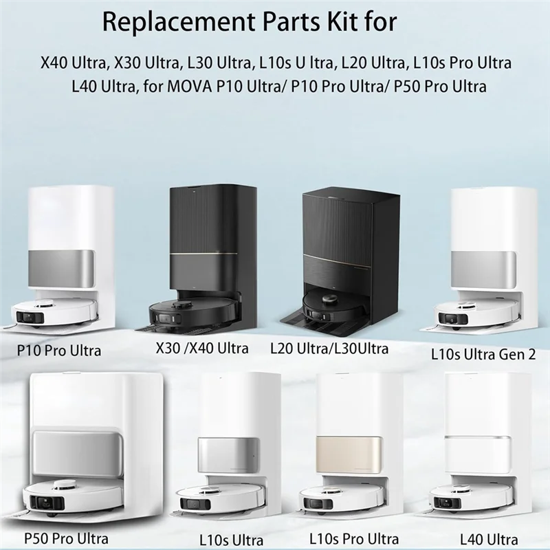 ملحقات مكنسة الروبوت Dreame X40 Ultra /L10s Ultra /L10s Pro Ultra Series L30 Ultra /X30 Ultra /L20 Ultra
