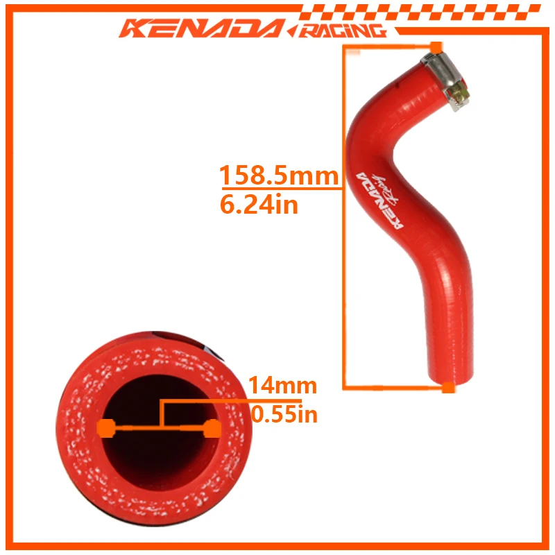 KENADA RACING Radiator Coolant Hose For Air Blade Vario Carb Techno Click 110 110i Engine Cooling System Replacement