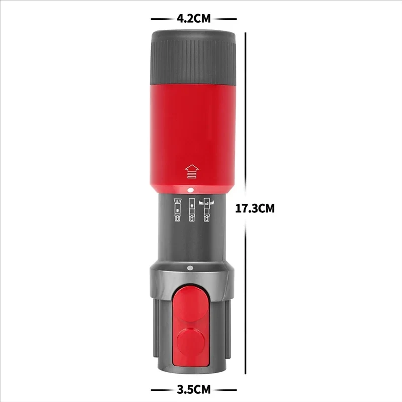 For Dyson V7 V8 V10 V11 V12 V15 Traceless Dust Brush Head Extension Hose Set Vacuum Cleaner Suction Head Accessories