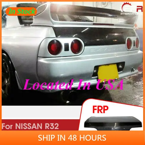 

For Nissan R32 Skyline GTR GTS OE Style FRP Fiber Glass Unpainted Rear Trunk Car accessories Body Exterior kits