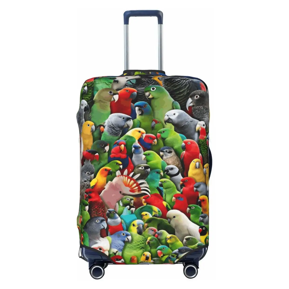 Cute Birds Parrot Suitcase Cover Holiday Useful Luggage Accesories Business Protection