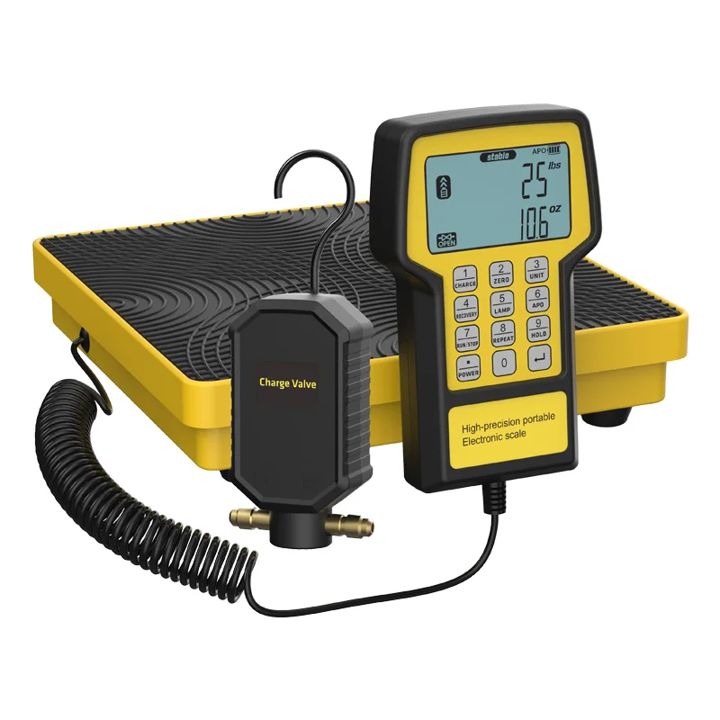 

RCS-220V Pro Factory Price Refrigerant Electronic Scales High Accuracy 1g LCD Display OEM for Automotive Air Conditioner Systems