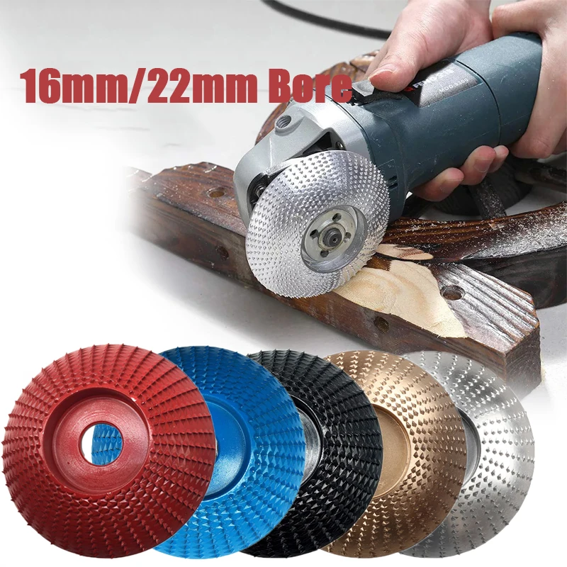 

85mm Wood Grinding Polishing Wheel Rotary Disc Sanding Wood Carving Tool Abrasive Disc Tools For Angle Grinder 16mm 22mm Bore