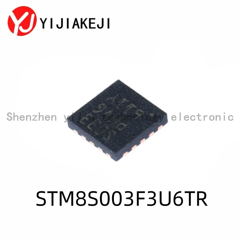 10pcs Brand new original STM8S003F3U6TR UFQFPN20 16MHz/8KB flash memory/8-bit microcontroller MCU