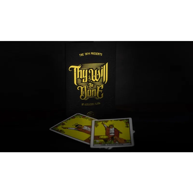 THY WILL BE DONE Gimmick By Alexander Marsh Close Up Magic Tricks Mentalism Magia Magie Magicians Prop Illusions Mind Reading