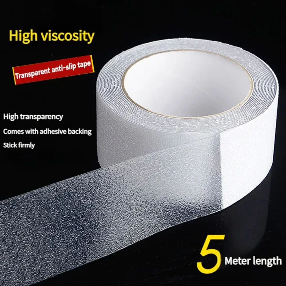 Anti-slip Tape Transparent PEVA Rubber Waterproof Anti-slip Stickers Stairs Bathroom Floor Nano Non-marking Anti-slip Adhesive