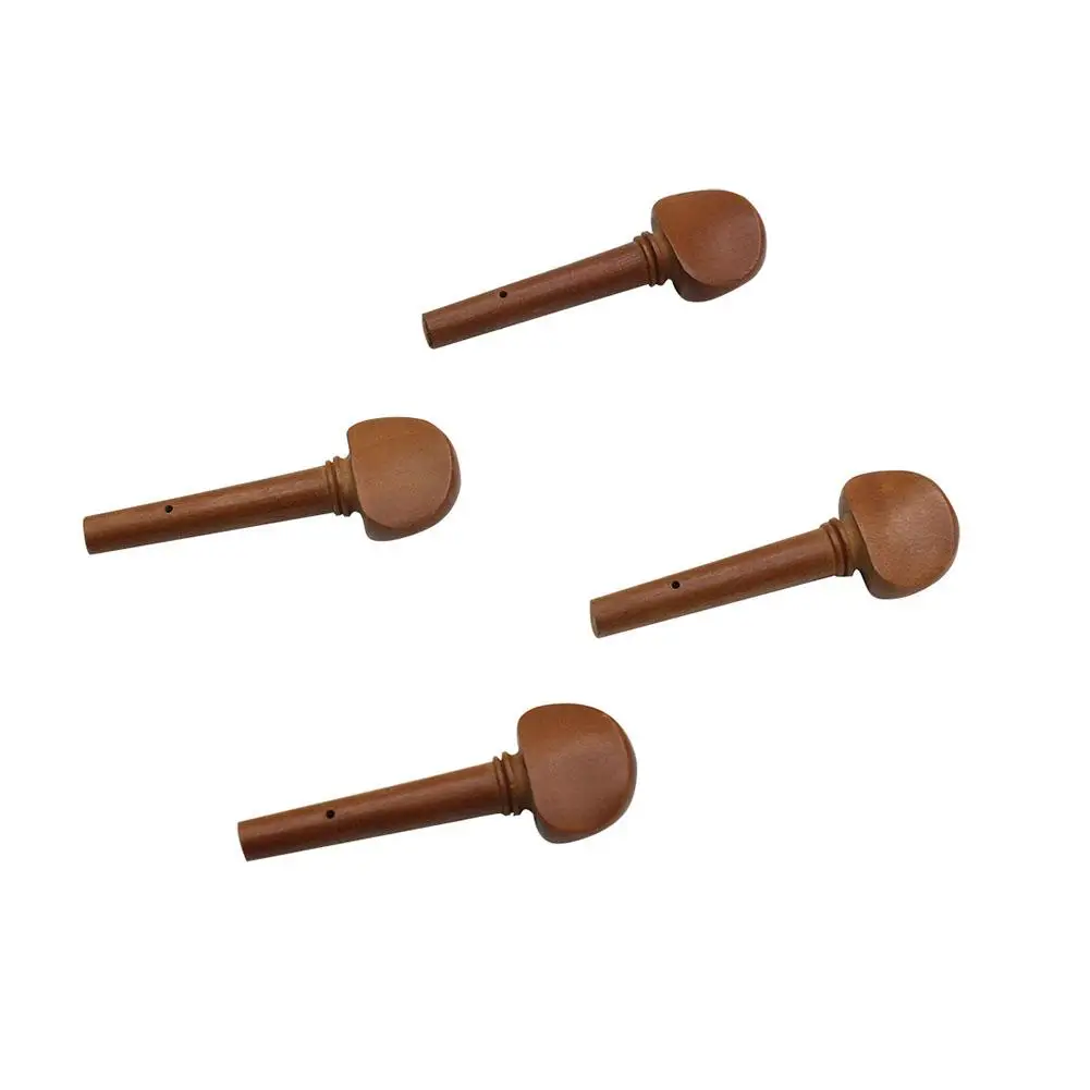 4pcs/set 4/4 Size Violin Fiddle Tuning Peg Set Wooden Replacement Violin Parts & Accessories