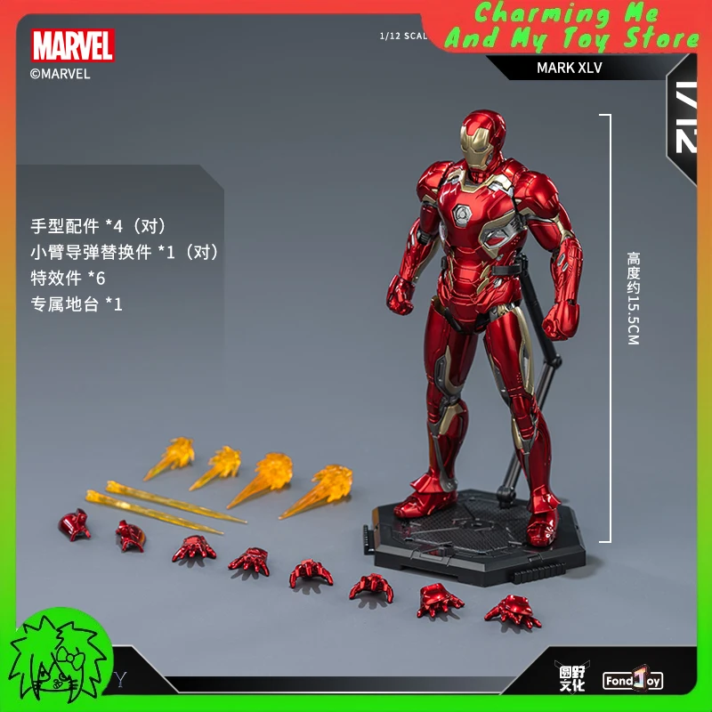 

Genuine Fondjoy In-Stock 1/12 Model Kit: Iron Man Mk45 Spiderman Deadpool Venom Assembleable Action Figure Perfect Birthday Gi