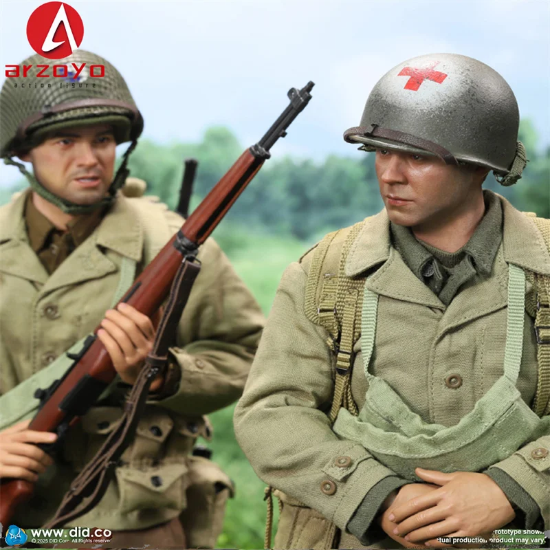 

In StockDID A80189 1/6 Scale WWII US Cavalry Series Medical Soldiers Set 12'' Male Action Figure Body Dolls Model for Collection