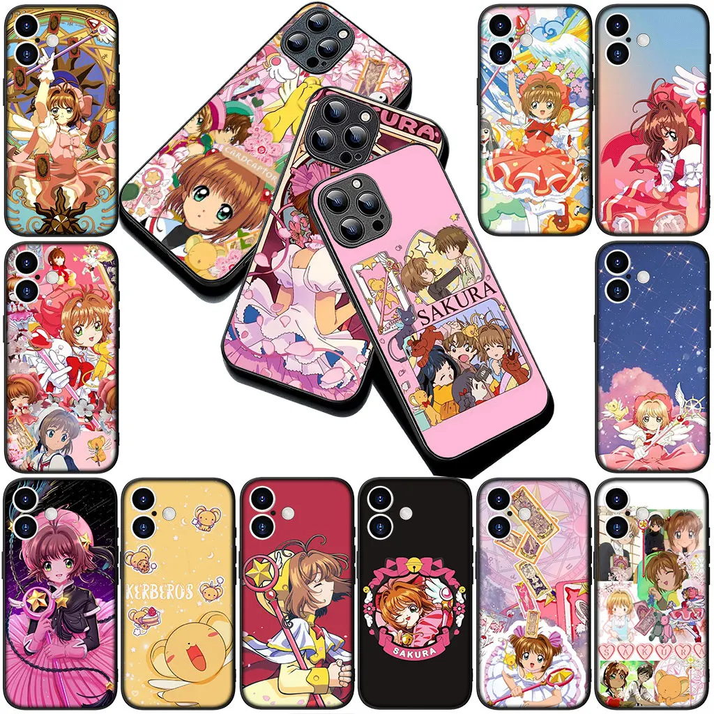 Чехол для телефона Cardcaptor Kinomoto Sakura Girl Case для Apple iPhone 17 Pro XS Max Air 8 7 6 Plus X 5 + SE 2022 SE2 7+ Корпус Чехол для телефона Cardcaptor Kinomoto Sakura Girl Case для Apple iPhone 17 Pro XS Max Air 8 7 6 Plus X 5 + SE 2022 SE2 7+ Корпус