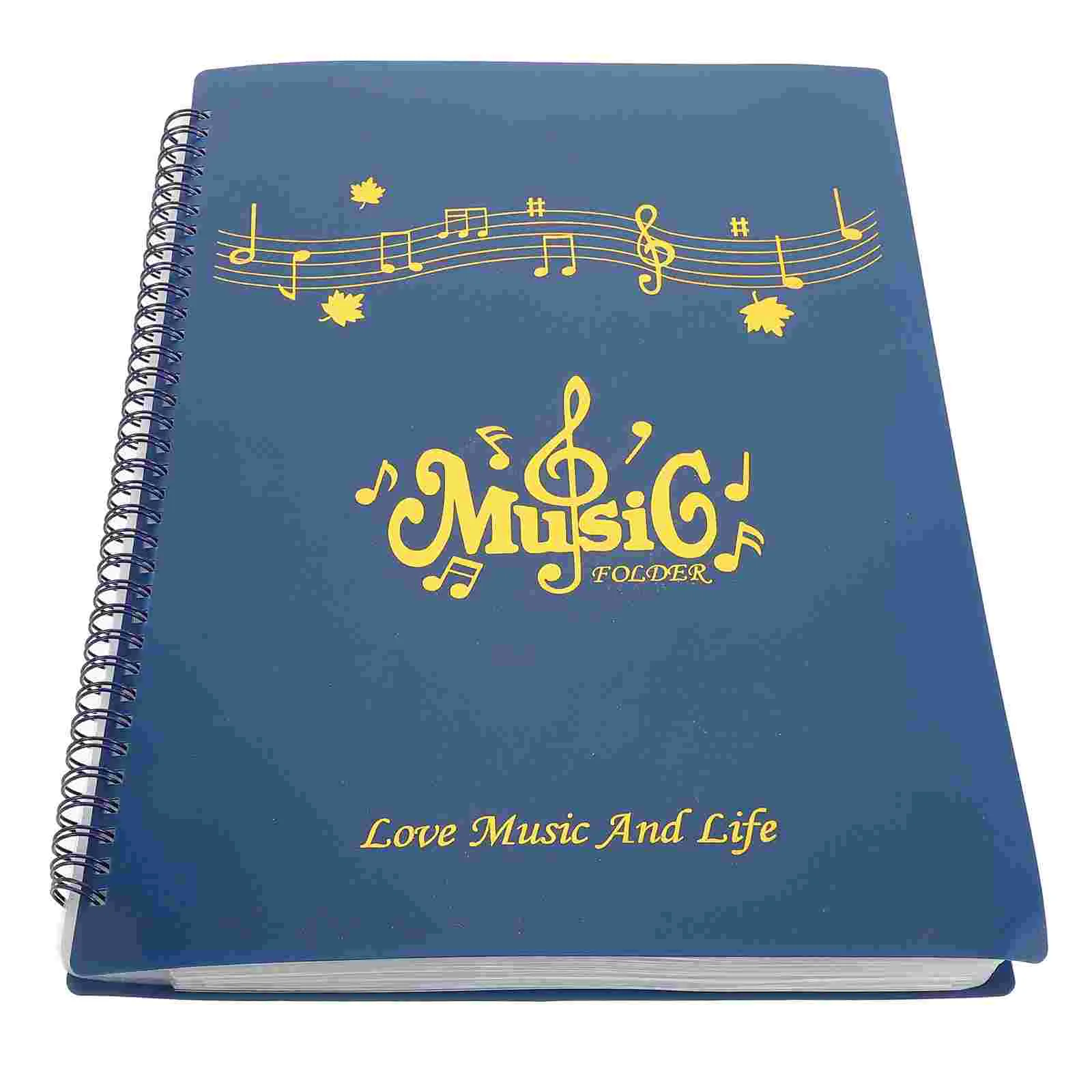 

Vintage Music Folders Non-Reflective Sheet Music Folders for Marching Band 30 Pages Music File Folder Music Score Folder Music