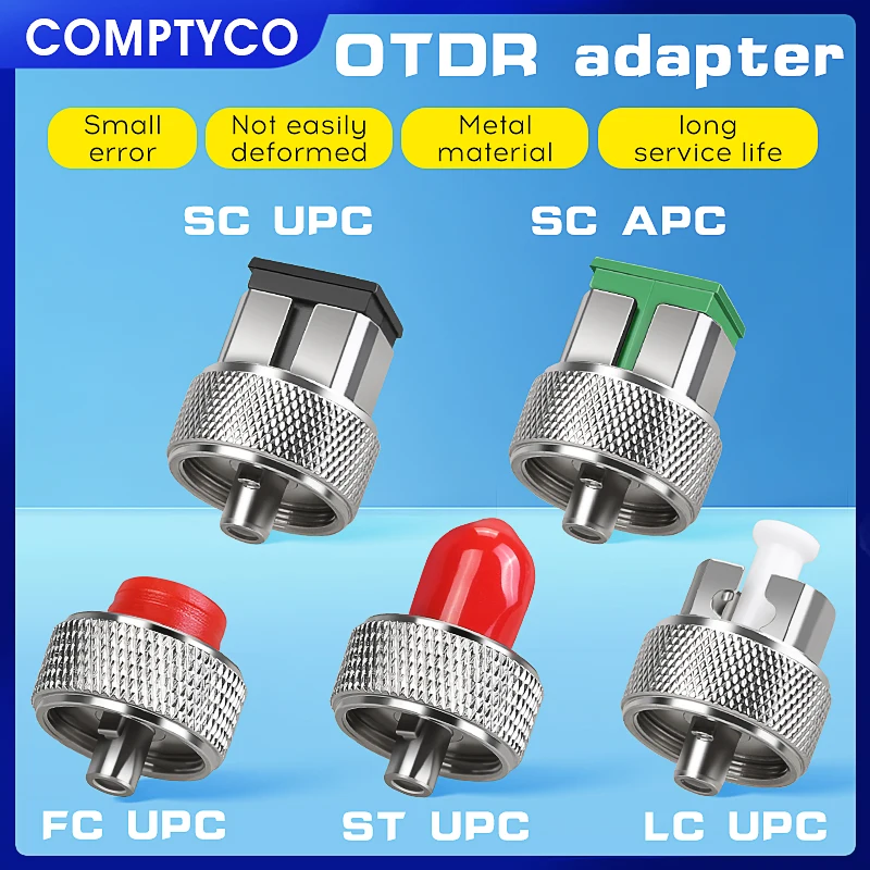 OTDR transfer connector FC ST SC LC APC adaptor OTDR Fiber Optic Connector For Optical Time Domain Reflectometer Fiber Adapter