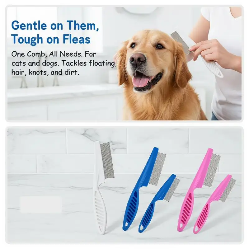 1pc Super Dense Teeth Lice & Dandruff Comb Gentle Effective Eggs Removal Grooming Tool for Children Adult Home Use