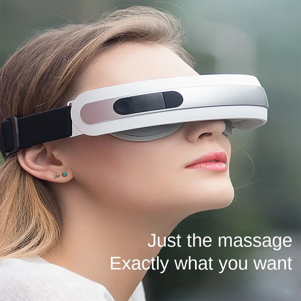

New 4D Smart Eye Massager, Hot Compress Vibration Massage, Relieve And Relax Eye Fatigue Remove Dark Circles Eye Care Companion